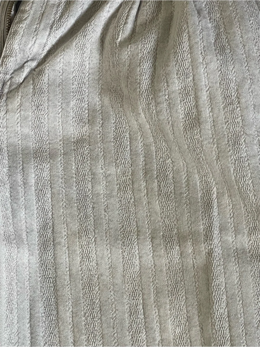 Vintage Zeppelin White Cotton Pants Waist 33 M 90s Y2K
